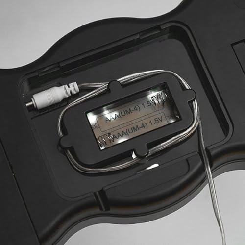 Horloge murale numérique LED grand écran avec télécommande et température - 5