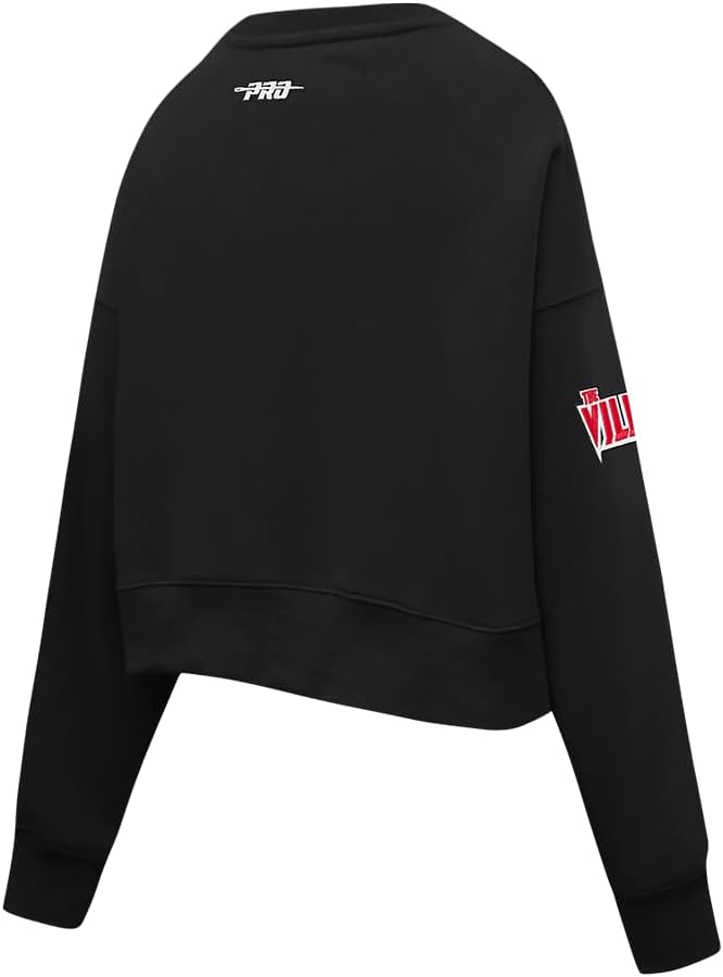 Pro Standard NCAA womens Womens College Classic Chenille Brushed Back French Terry Crewneck Sweatshirt - Image 4
