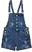AvaCostume Womens Wash Jumper Denim Overall Shorts
