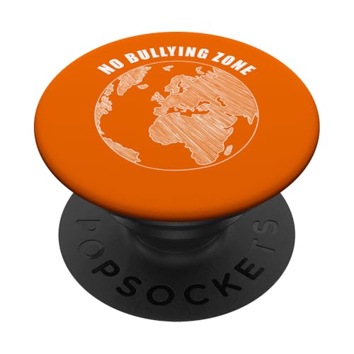 No Bullying Zone Terre - Peace and Unity Day Kindness PopSockets PopGrip Adhésif