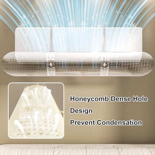 Déflecteur de climatiseur réglable - Couvercle de ventilation mural - 5