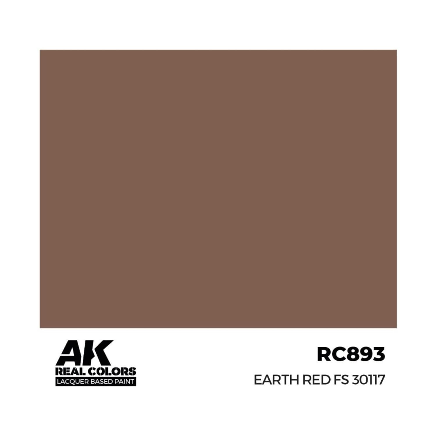 Ak Interactive Ak Real Colors Rc893 Earth Red Fs 30117 (17Ml) (Old Rc031) 17Ml