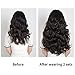 HSPJHTM Dark Brown Hair Extensions Wave 2 sets Clip in Hair Extension for Women Halloween 5 PCS 18