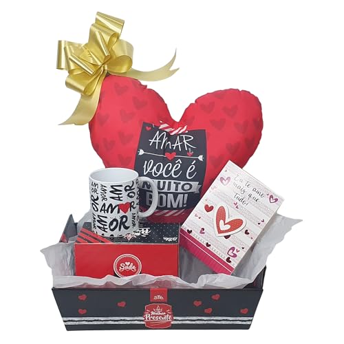 Kit de presente com almofada e caneca