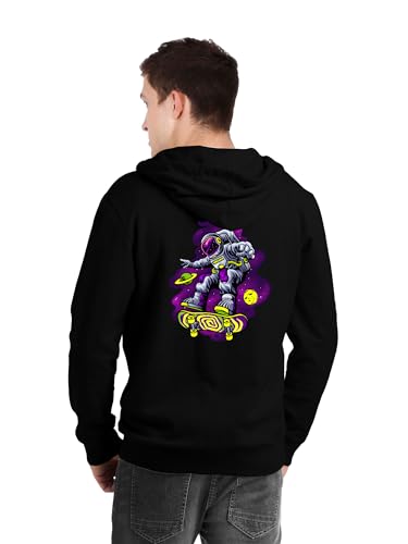 Image of fanideaz Mens Cotton Graphic Printed Zipper Hoodie for Men