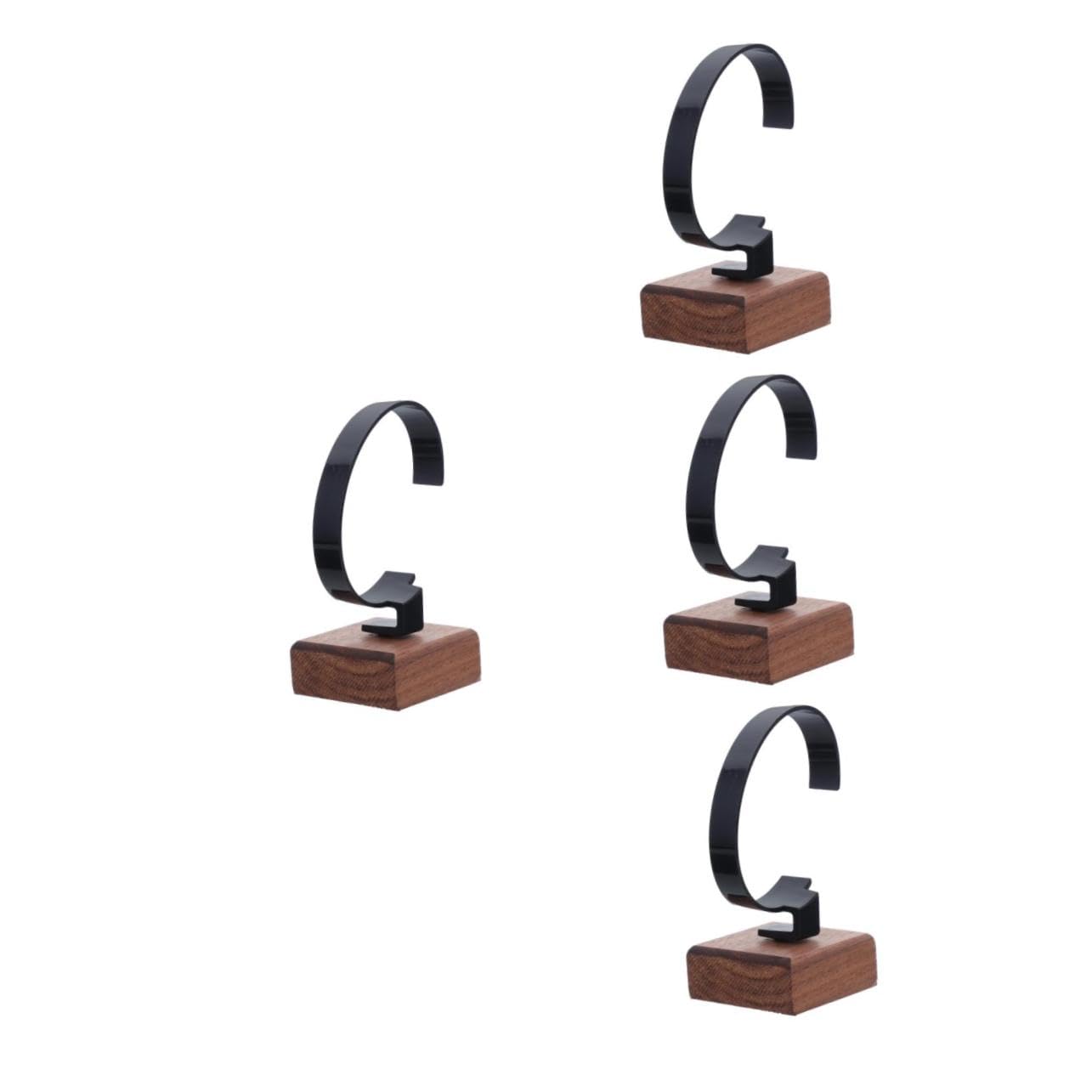 Healeved 4 Pièces Montre Présentoir Titulaire Seul Afficher Étagère Regarder Le Rangement Présentoir De Stockage Présentoir De Montre-bracelet Organisateur De Montre Montres Clé Plastique