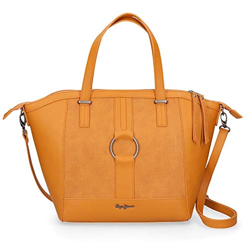 Preisvergleich Produktbild Shopper Tasche Pepe Jeans Daphne Ocker