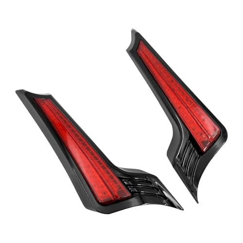 Clignotant moto LED étanche avec panneau de remplissage stop noir FLHR