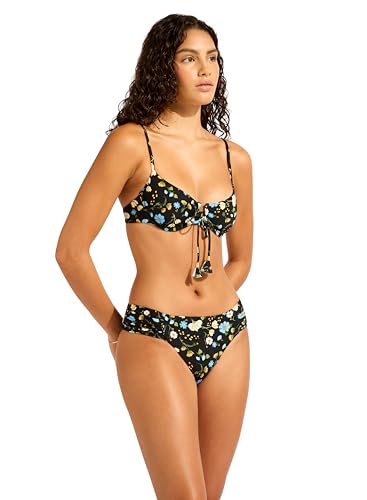 Seafolly Women's Ruched Side Retro Pant Bikini Bottom Swimsuit2