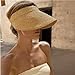 Handmade Straw Sun Visor for Women, The Island Visor, Summer Straw Hat Natural