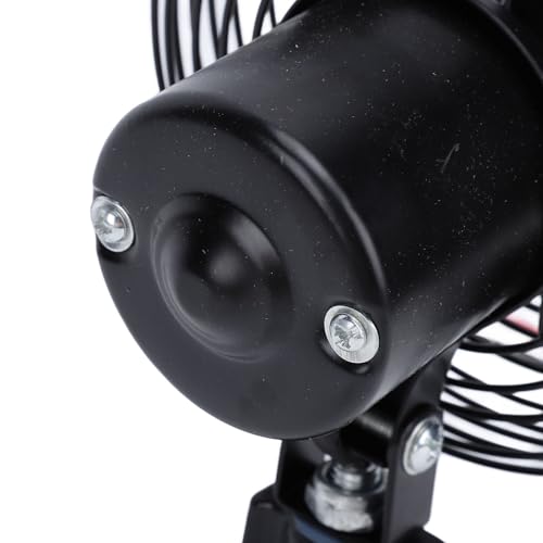 Ventilador de Refrigeración Silencioso para RV de 12V, Interruptor de 2 Velocidades, Ventilador de Coche de Metal Resistente para Camión, RV, Coche, Barco y Autobús (8 pulgadas)