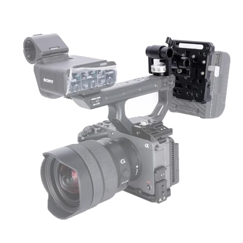 Image of NICEYRIG V Mount Battery Plate Kit with Magic Arm, Adjustable Angle Quick Release V-Lock Plate for Camera Cage, Top Handle, 15mm Rod Clamp - 701