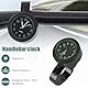 2 pcs Motorraduhr,Motorraduhr für Lenker Wasserdicht,Fahrraduhr für Lenker,Digitaluhr Lenkeruhr,Motorrad Lenkeruhr,Lenkeruhr Motorrad,Motorrad-Uhren,Lenkerhalterung Uhr für Motorräder Elektrofahrzeuge