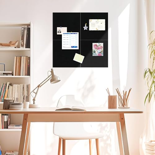 Image of Axmon Notice Board for Home | 6 Pcs | Bulletin Board | Vision Board for Manifestation | Self-Adhesive Wall Boards | Message Board for Notes, Keys, Photos, Schedules for Office, Kitchen, Home |