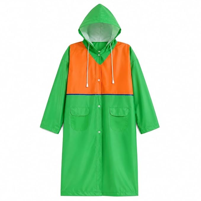 Rain Poncho Waterproof with Sleeves and Hood Extra Long Rain Coat for Men Women Full Body Coverage Rainwear for Backpack Protection Hiking Camping Outdoor Adventures Adults-image-32