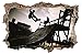 DCJ® sticker mural Stickers muraux Skater Skater Stickers muraux