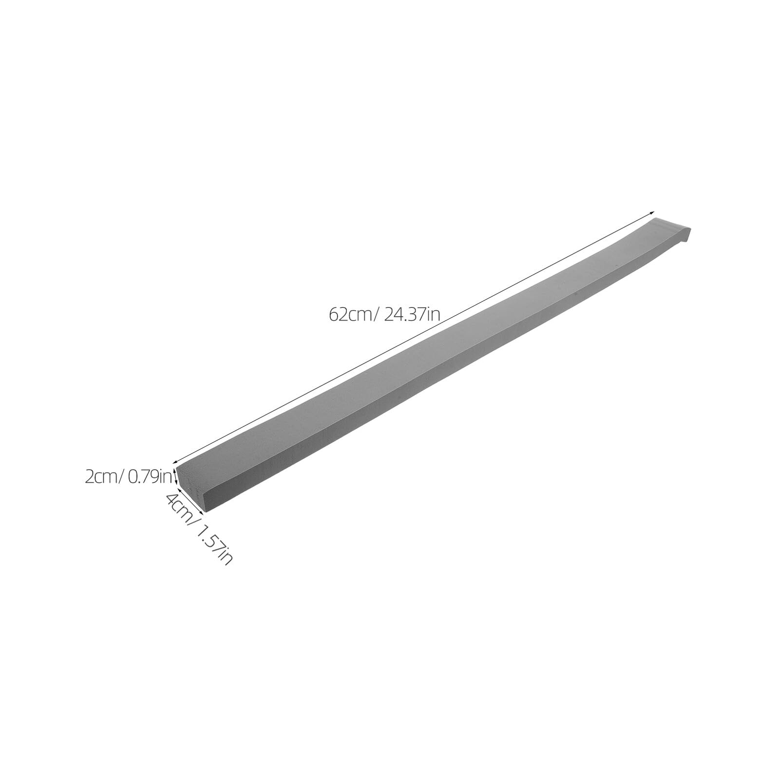 Levemolo Striscia Assorbente Pva 2 Pezzi 60X4X2 CM, Tampone Assorbente per Umidità e Acqua, Barriera Flessibile per Davanzali Finestre di Cucina e Casa