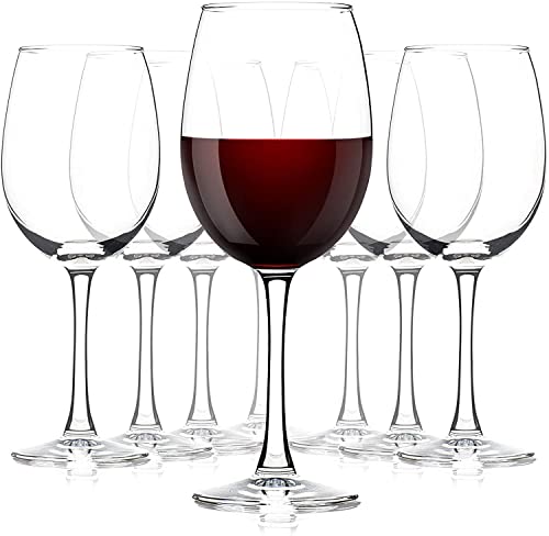 Image of Italian Style Classic White or Red Wine Glasses 360 ml Premium Crystal Clear Diamond Cut Glass | Perfect for Cocktail, Brandy, Mocktail, Champagne Set of 4 (p. Wine Glass$,., 4)