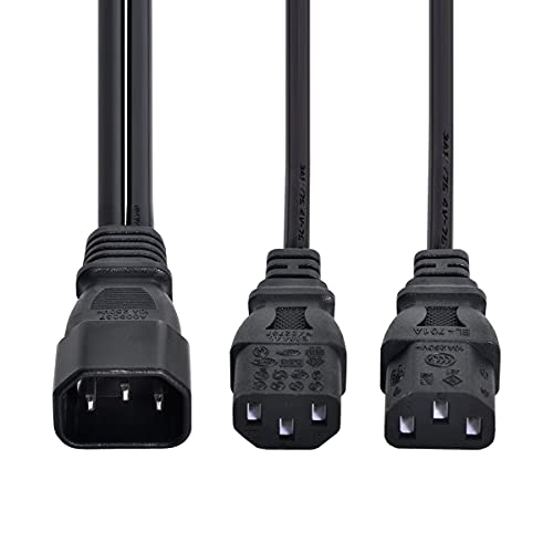 Cable C14 a doble C13 que soluciona la escasez de enchufes en regletas rack de servidores 2