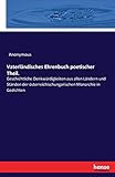  Vaterländisches Ehrenbuch poetischer Theil.: Geschichtliche Denkwürdigkeiten aus allen Ländern und Ständen der österreichischungarischen Monarchie in Gedichten