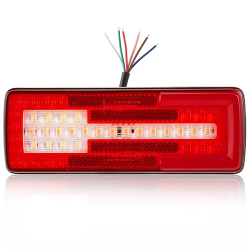 Feu arrière LED pour remorque 12V 24V étanche multifonction