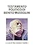 Produktbild Testamento Politico Di Benito Mussolini