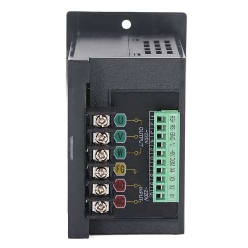 Conversor de Unidade de Frequência Variável 1.1kw Inversor de Motor 1PH 176?264V Entrada 3PH 0? Saíd
