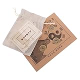 SUPVOX Cartas De Adivinación i Ching para Principiantes 64 Hexagramas Papel Duradero Guía Interpretativa para Autodescubrimiento y Práctica De Feng Shui Juego Completo