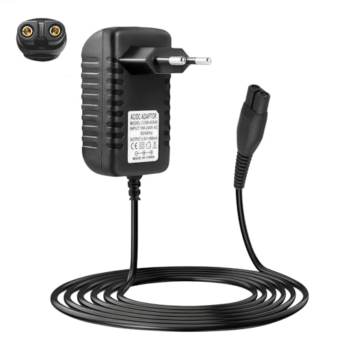 Cargador para Karcher Limpiacristales 5,5V 600mA, Cable Carga para Kärcher Compatible con WV2 WV1 WV5 WV50 WV55 WV60 WV70 WV75 Easy Classic, Cargador Limpiacristalescon Cable 1,5 m