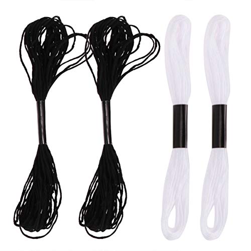 EXCEART 100 Rolos de Fio Bordado Ponto Cruz Fio Amizade Pulseiras Artesanato Fio Costura Diy Fazendo