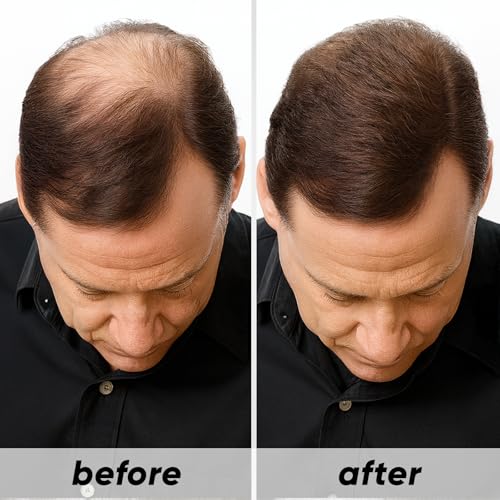 Hair Regrowth System, Natural Formula for Thicker, Fuller Hair | Stimulates Hair Follicles, Reduces Thinning -with Ginseng Root, Eclipta  Prostrata  Extract & Peppermint Oil