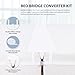 Ruili Bed Bridge Twin to King Converter Kit - Mattress Connector with Strap - Extra Wide Soft Bed Gap Filler - Adjustable Comfortable Connector - Storage Bag Included (Cotton)