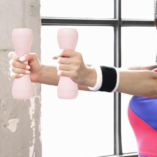 Image of Adjustable Dumbbells Pair for Home Strength Training Non Slip for Women Kids Pink | Dumbbells | Strength Training | Fitness Running & Yoga