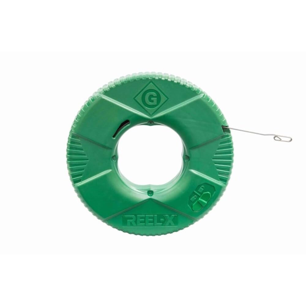 Cinta de pescado Greenlee FTXS-100W X evita atascos de cables en tuberías eléctricas