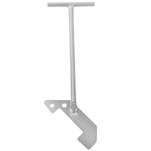 Garbage disposer unjamming wrench fit for M-oe* garbage disposals, silver garbage disposal tool for dislodge jams or clutter from above the sink, unjamming wrench replacement