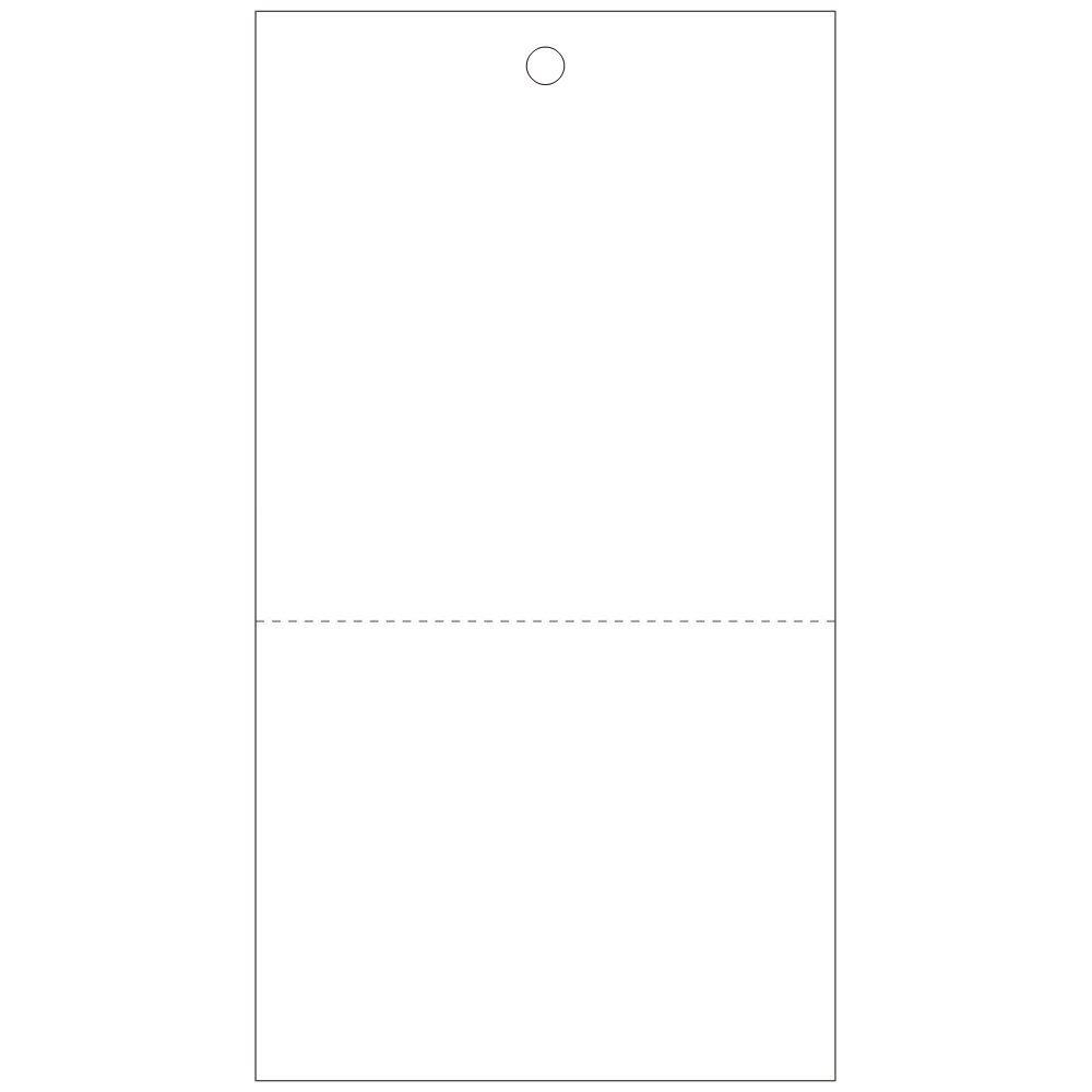 Sasagawa 18-1506 Taka Stamp Tags, Candidate, White, Plain, Thread, 500 Sheets, H 2.8 x W 1.5 inches (70 x 38 mm)