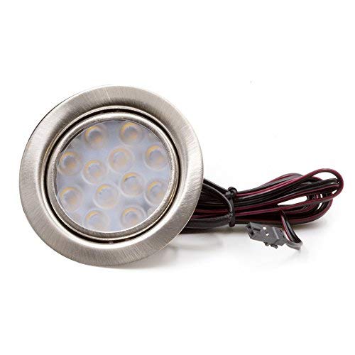 Focos Empotrables (3 unidades, 3 W, luz blanca cálida, LED solo individualmente Cover