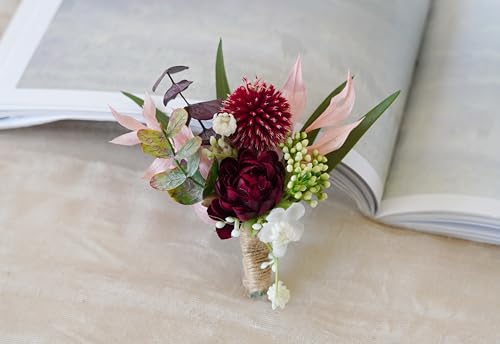 Accesorios florales para boda decorativos miniatura 3