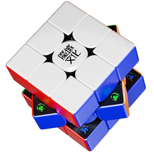 Moyu Weilong V11 SE 2025 Speed Cube 3x3 Stickerless Puzzle Cube Adjustable Tension 48 Magnets 3 by 3 Smooth Professional Magnetic Master Cube(Magnetic Matte...