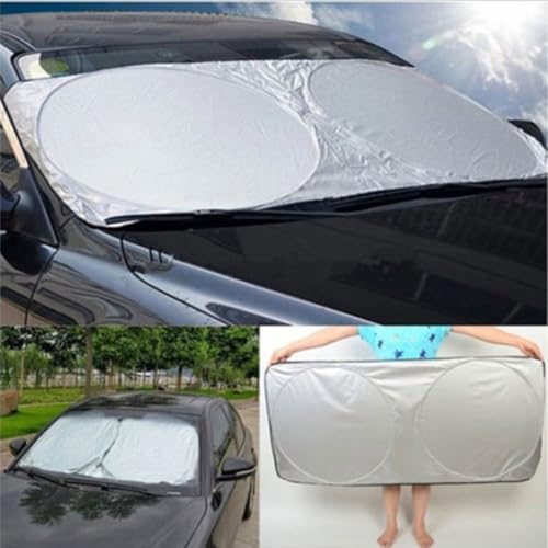 Parasoles para coche MERRYHAPY visera protectora de microfibra PE duradera y robusta 2