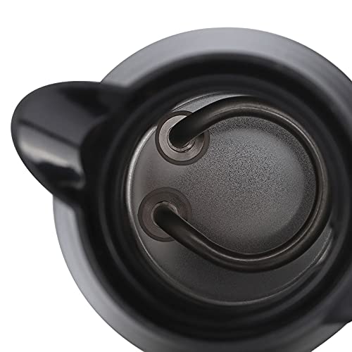 Tetera eléctrica de acero inoxidable 750 ml 12V para auto miniatura 6