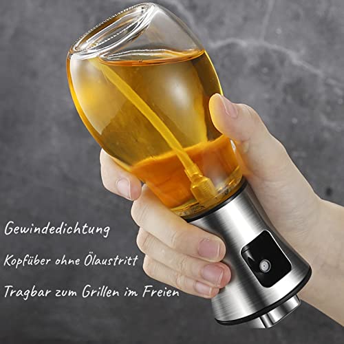 Auyeetek Oil Sprayer For Cooking Oil Spray Bottle Oil Glass Food Safe Stainless Steel Oil Spray For Cooking Olive Oil Spray Low Calorie For Hot Air Fryer Cooking Spray 200Ml (2Packs) #TOP2