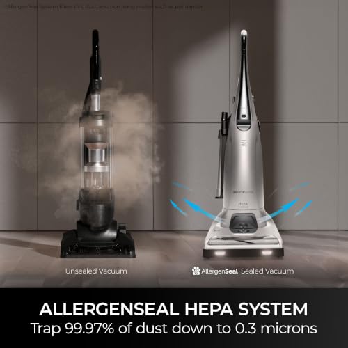 Kenmore Elite 31150 Pet Friendly Bagged Upright Beltless Vacuum w/Pet Handi-Mate, Triple HEPA, 3D Inducer Motor, Telescoping Wand, 5-Position Height Adjustment, 3 Cleaning Tools-Silver - image 4
