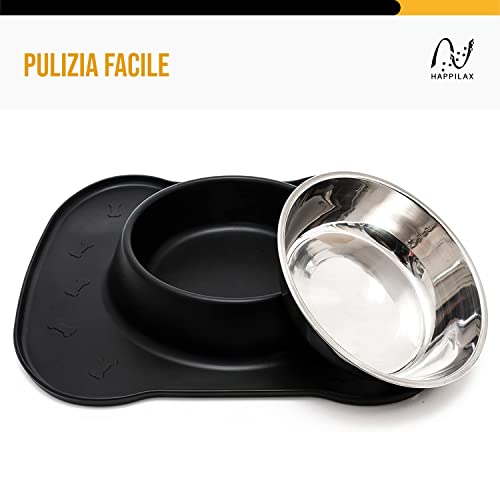 Happilax Ciotola per cani con cuscinetto integrato...