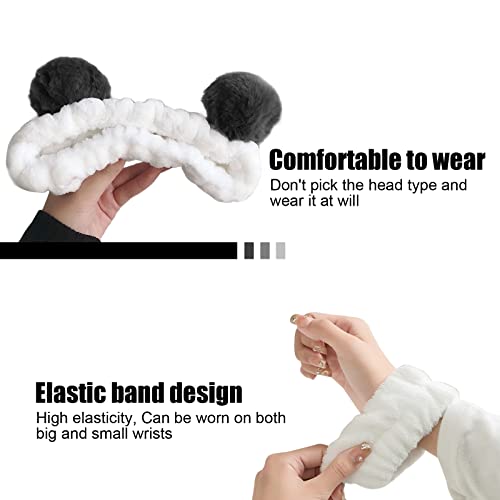 AEGYPIUS Panda Coral Fleece Spa Set #TOP22