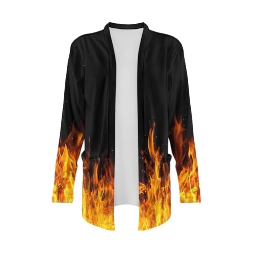 Image of Cardigan for Women Long Sweater Open Front Sweaters Fashion Lightweight Cardigans with Pockets