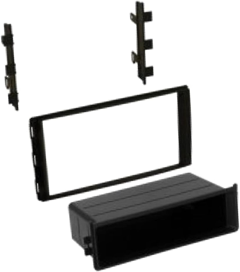 Single or Double Din Car Stereo Radio Install Dash Kit -Made for Nissan: 2015-2016 Juke, 2012-2016 NV, 2013-2016 Quest, 2012-2013 Rogue, 2013-2017 Versa, 2014-2017 Versa Note, 2014-2015 Xterra