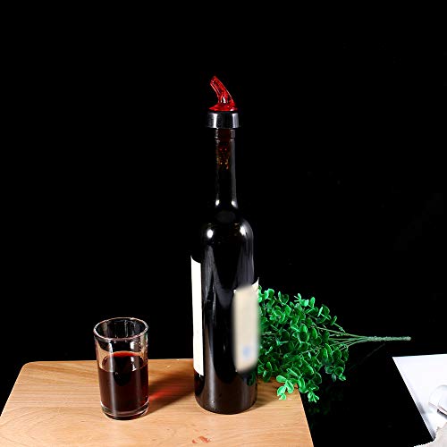 30ml, Despejador de Garrafa de Plástico, Dispensador de Medição de Vinho para Bebidas Com Tampa, par