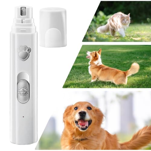 Molinillo eléctrico para perros soluciona uñas largas con accesorio USB 5