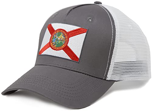 Image of International Tie State Hat for Men and Women, Adjustable Snapback Trucker Baseball Cap with Embroidered Patch